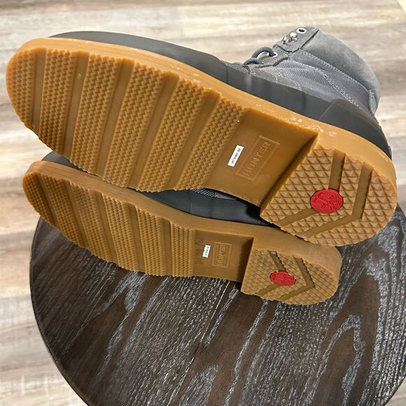 Hunter insulated Commando Boots gray size 8 NWOT - Picture 10 of 10